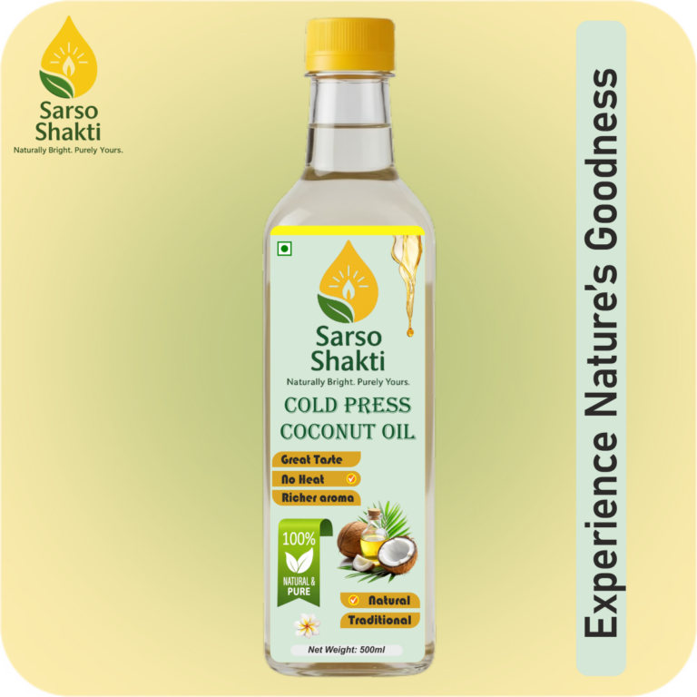 Sarso Shakti Cold Press Coconut Oil