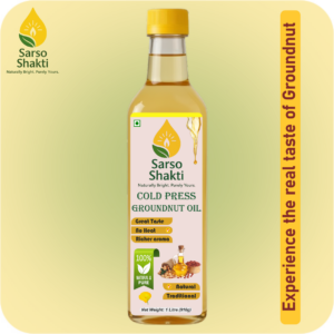 Sarso Shakti Cold Press Groundnut Oil